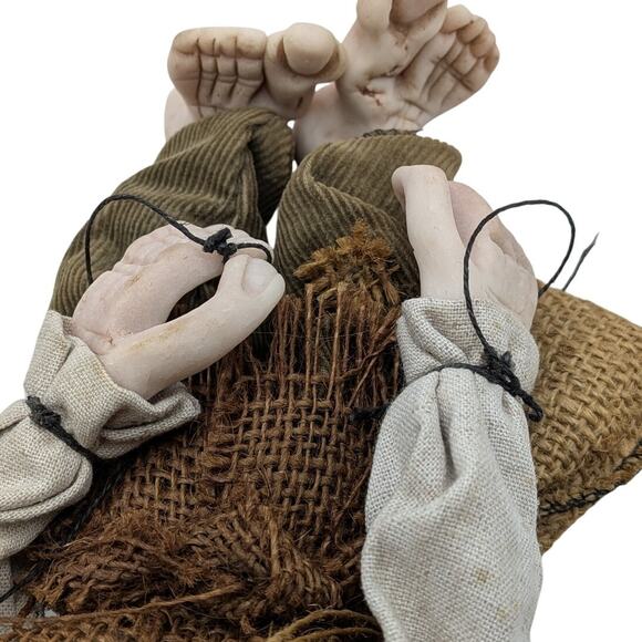 Loutky Czech Marionette Puppet Signed ČERNÝ - U Dekorač.výrobek *AS IS - Read - Picture 7 of 8